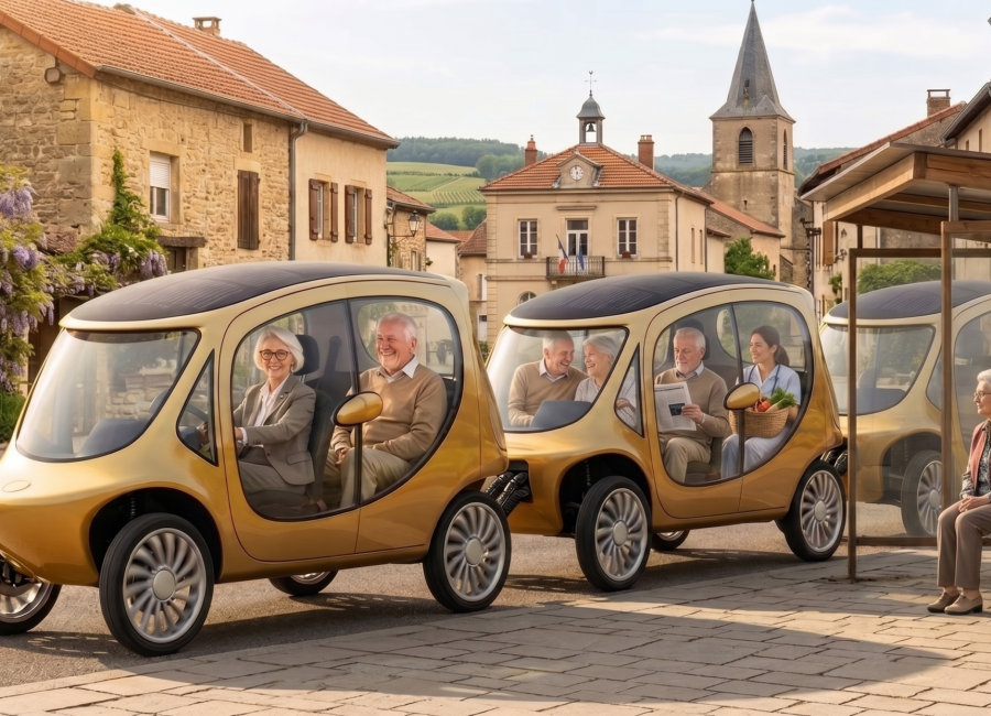 Héricycle sur les routes-village-2